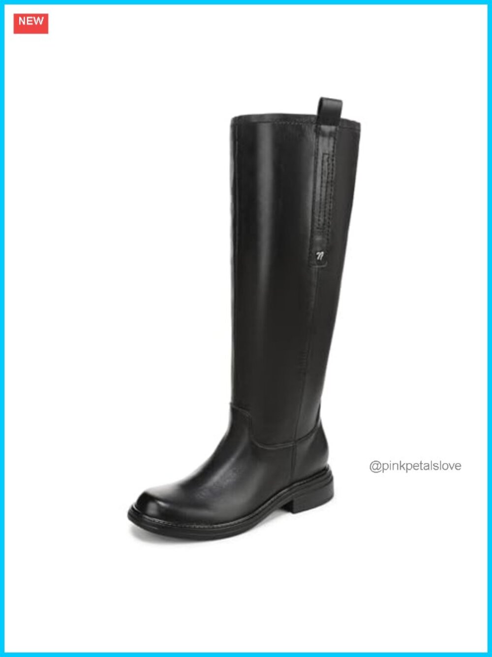 Naturalizer Extra Wide Calf Knee High Boots Leather Block Heel Comfort